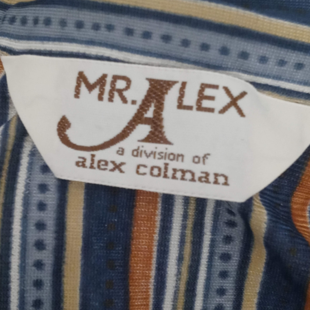 BOGO | Vintage 1970's Mr. Alex Striped Button Up - Picture 3 of 10